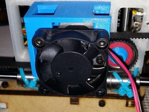 printrbot simple upgrade fan mount 3d printer parts 3d print model - Mito3D