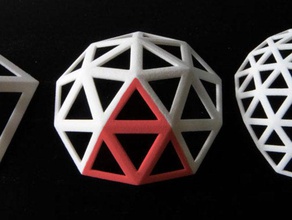 geodätische Kuppeln Mathematik 3d print model - Mito3D