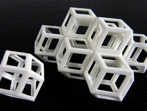 rhombic dodecahedra matemática 3d print model - Mito3D