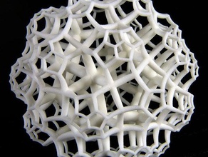 534 hyperbolic honeycomb math 3d print model - Mito3D