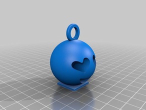 love keyring emoji keychains 3d print model - Mito3D