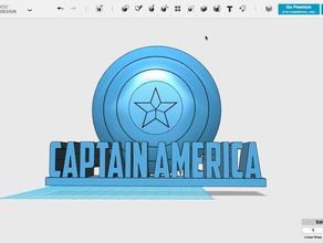capitán américa escudo de marvel escritorio la colección exploraciones las réplicas comics del universo 3d print model - Mito3D