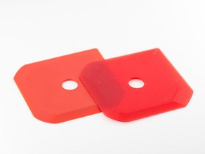 raspador de plástico mano herramientas goma la escobilla 3d print model - Mito3D