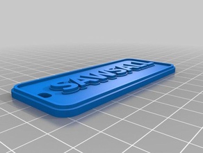 sawsall id-tag Schlüsselanhänger angepasst 3d print model - Mito3D