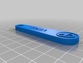 mi personalizados personalizado llavero proto buildbar logotipo llaveros 3d print model - Mito3D