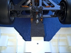 open rc f1 front wing mount car xray yokomo tamiya serpent vehicles 3d print model - Mito3D