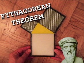 o teorema de pitágoras em mármore matemática vapor haste tvy 3d print model - Mito3D