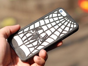 spidersuit iphone 5 5s caso mobile 3d print model - Mito3D