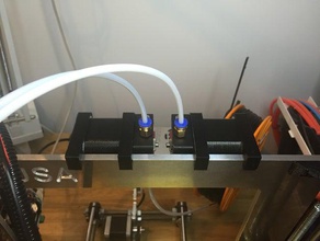 bowden extruder hanger 6mm frame 3d printer extruders mount prusa i3 3d print model - Mito3D