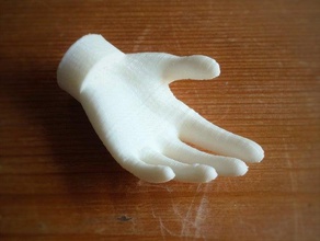 de la mano base esculpida licuadora modelo las esculturas art escritorio dedo los dedos el agarre manos mantenga titular openscad ornamento alcance llegar 3d print model - Mito3D