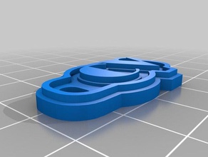 cv Schlüsselanhänger angepasst 3d print model - Mito3D