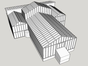 george m&eacuteli&egraves montreuil estúdio de cinema edifícios estruturas cedo primórdios do geroges melies mlis pioneer 3d print model - Mito3D