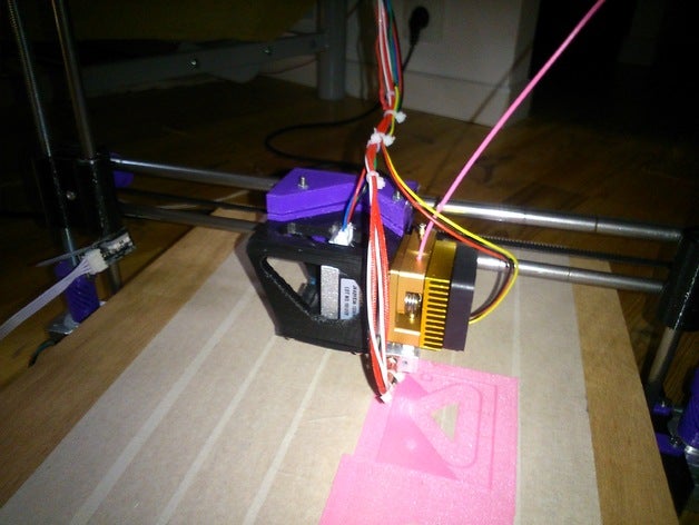 mk8 extrudeuse adaptateur wallace nema 17 3 d les imprimantes 3D print model - Mito3D