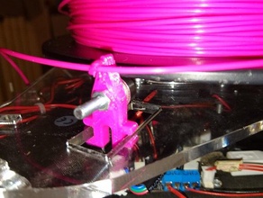 reprap micro delta del cojinete de soporte bobinas alambre 3d la impresora partes rodamiento 3d print model - Mito3D