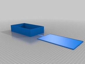 my customized case pi 3b waveshare rectangular containers 3d print model - Mito3D