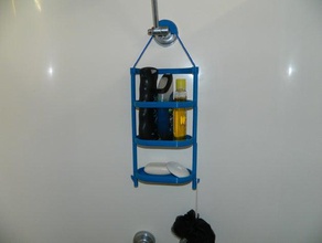 modular shower caddy bathroom accessories 3d print model - Mito3D