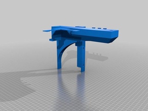 Schreibtisch-Regal-Klammer - Ersatz Teile 3d print model - Mito3D