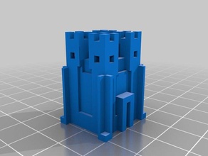 3d slash simple castle toy game accessories 3d print model - Mito3D