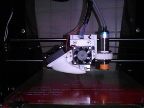 e3d-v6 holder bowden migbot 3d printer extruders extruder e3d v6 prusa i3 3d print model - Mito3D