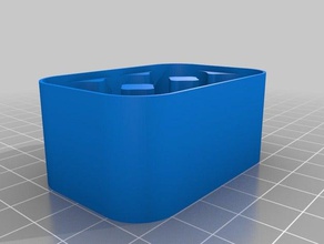 6x 18650 top Container angepasst 3d print model - Mito3D