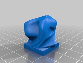 organic shape 2 art 3d print model - Mito3D