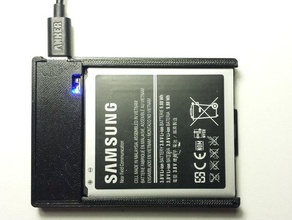 galaxy s4 Pil Şarj Cihazı ladestation mobil telefon lityum pil s4charger samsung 3d print model - Mito3D