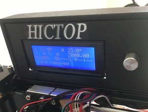 hictop prusa i3 affichage de la plaque arrière 3d les imprimantes 3dp-11 reprapdiscount 3d print model - Mito3D