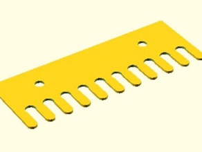 parametric cable holder electronics clip management 3d print model - Mito3D