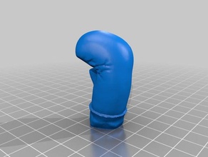 boxing glove sport outdoors gloves 3d print model - Mito3D