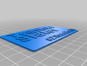 trenton signos logotipos personalizado 3d print model - Mito3D