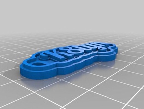 kaitlyn weaver key chain keychains customized 3d print model - Mito3D