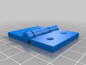 single print hinge parts 3d print model - Mito3D