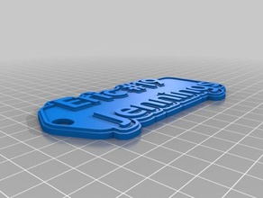 eric jennings Anahtarlık özelleştirilmiş 3d print model - Mito3D