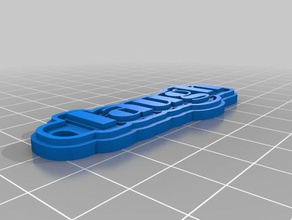 lachen Schlüsselanhänger angepasst 3d print model - Mito3D