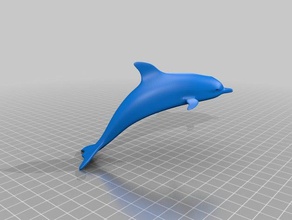 dolphin les animaux 3d print model - Mito3D