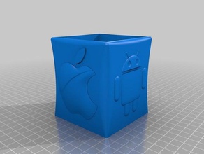 apple android-pen Organisation 3d print model - Mito3D