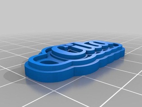 cila Anahtarlık özelleştirilmiş 3d print model - Mito3D