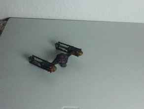star wars feo -tye-wing vehículos en miniatura x-wing miniatures juego 3d print model - Mito3D