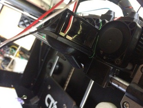 ctc extruder fan 3d printer parts 3d print model - Mito3D