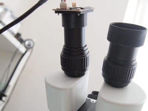 c-mount adaptateur usb caméra fullhd imprimé 1-32 de l'onu 2a fil l'électronique appareil photo l'adaptateur cmount microscope stéréo 3d print model - Mito3D