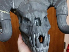 deathclaw skull final creatures fallout 4 monster mutant skyrim 3d print model - Mito3D