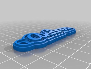 keychain andrea keychains customized 3d print model - Mito3D