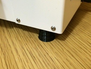 printrbot jouer absorbant les chocs pieds trous de 6mm 3d l'imprimante pièces 3d print model - Mito3D