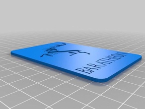baratheon house card agot lcg 2d art 3d print model - Mito3D