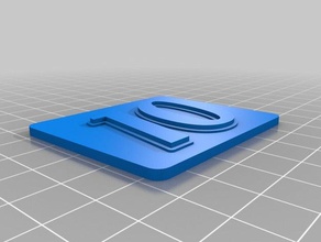 10 Schlüsselanhänger angepasst 3d print model - Mito3D