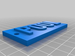 pool keychain 3d printing 3d print model - Mito3D