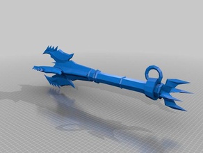daedric mace skyrim props elder scrolls weapon 3d print model - Mito3D