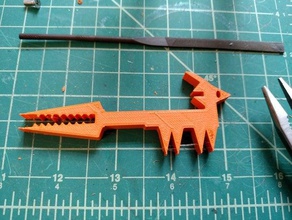 lizard chip clipper 3d printing 3d print model - Mito3D
