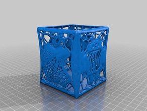voronoi-donut yum Skulpturen 3d print model - Mito3D