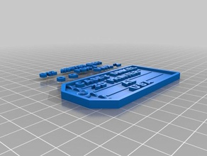 Kopie Lektion Gepäckanhänger Ergebnis 3d drucken 3d print model - Mito3D